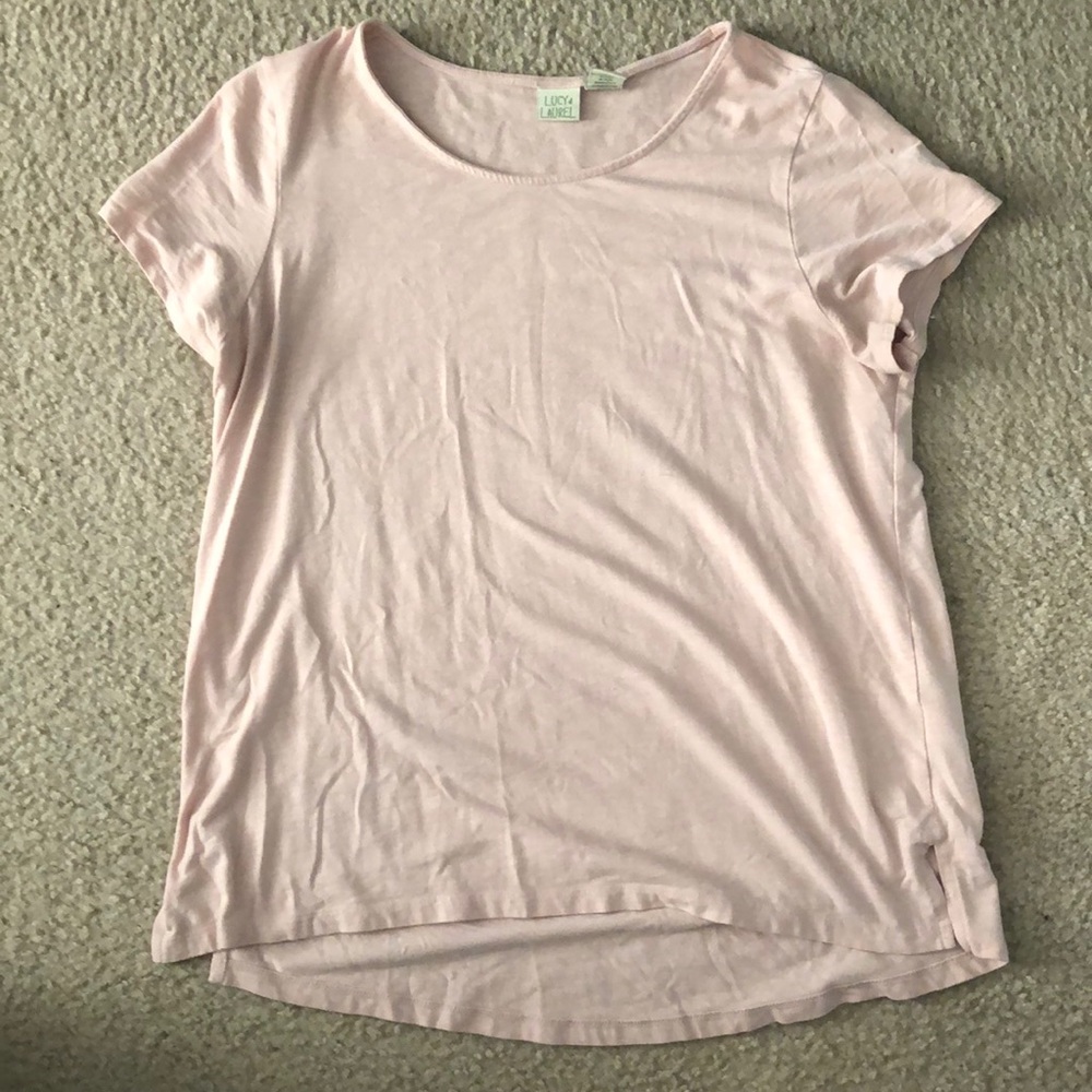 Pastel pink blouse